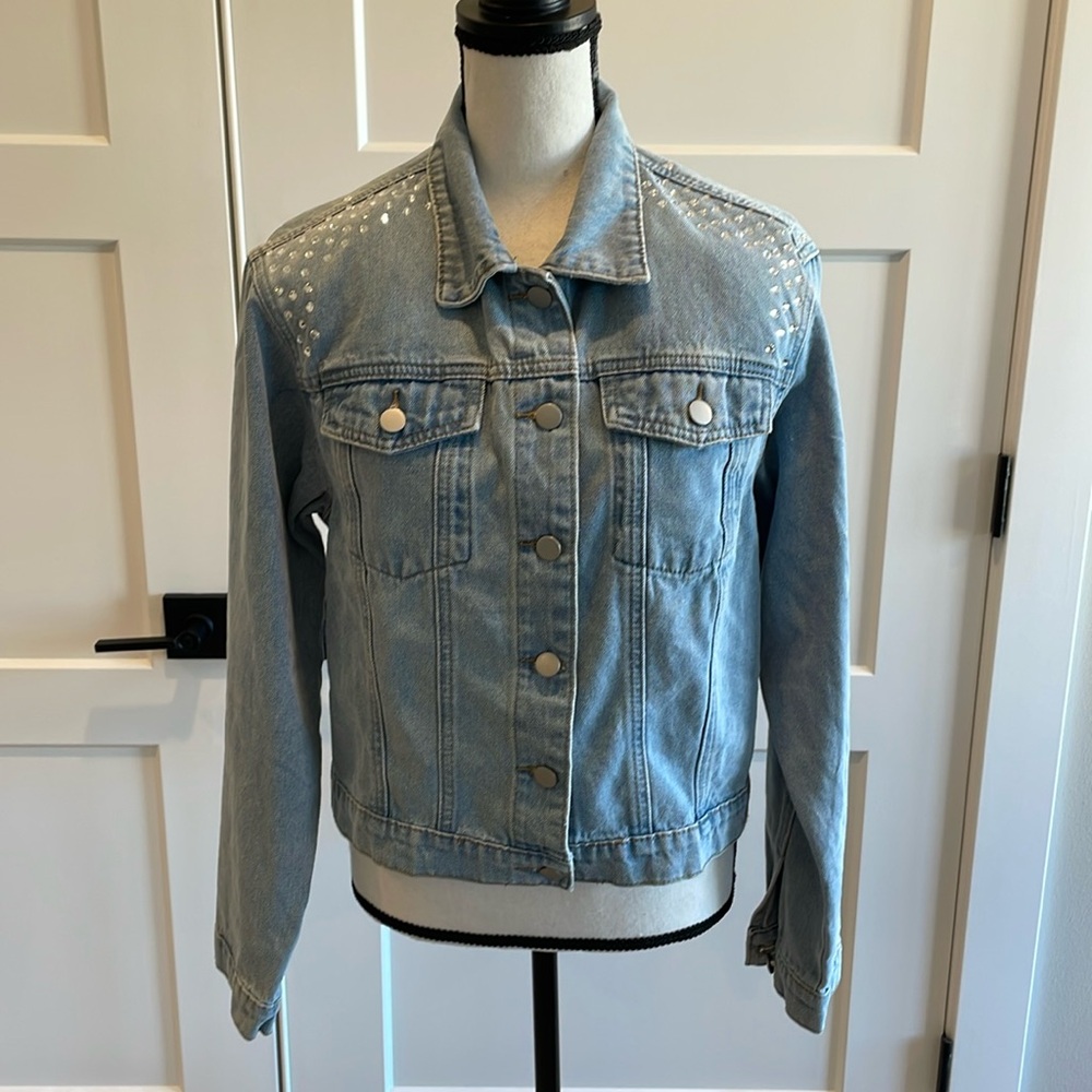 BLING BLUE JEAN JACKET